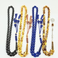 Großhandel Muslimische Gebetskette 10mm 51 Stück Tasbih Islamische Eid Al Fitr Perlenarmbänder Schwimmbad Misbaha Rosenkranz