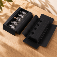 Boîte intérieure en papier moulé écologique pour bouteille d'arôme, recyclable, antichoc, emballage de parfum, insert coussiné