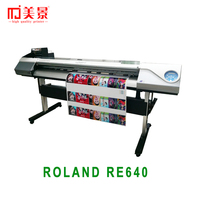 Impresora Eco Solvente de Gran Demanda en Guangzhou: Plotter Roland RE640 Usado con Cabezal de Impresión Eco Solvente DX7
