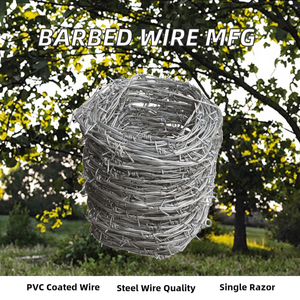Alambre de Acero, Alambre de Púas, Recubierto de PVC, Marca Boya, Origen China - Product Image 2
