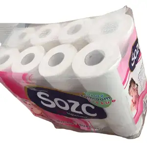 24 रोल पानी भंग टॉयलेट पेपर वाणिज्यिक टिशू पेपर थोक सेप्टिक सुरक्षित