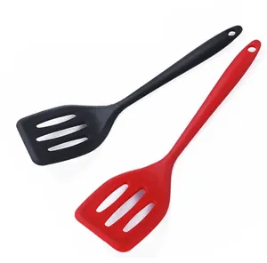 Petite poêle antiadhésive en silicone spatule spéciale anti-fuite Grattoir de cuisson résistant aux hautes températures Spatule de cuisson de cuisine