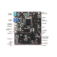 Motherboard H410 LGA 1200 Chipset Intel B360 RAM DDR4 Port SATA RAM Maksimal 64GB Mendukung CPU Intel Generasi ke-10 Pengiriman Cepat dan Stabil