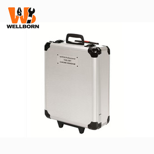 Cassetta degli Attrezzi Portatile Multifunzionale, Set di Utensili Manuali Impermeabili in Metallo, Personalizzabile OEM per Riparazioni <span class=keywords><strong>Auto</strong></span> - Product Image 2