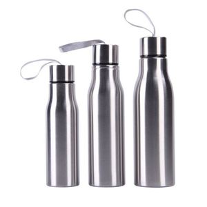 Logo Customization 750ml Promotional Gift Custom logo Printing Single Wall Sport Stainless <b>Steel</b> Vacuumed <b>Bottle</b> - Product Image 1