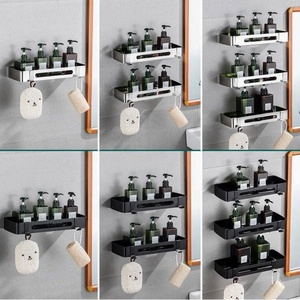 Organizzatore per <span class=keywords><strong>Shampoo</strong></span> da Bagno in Acciaio Inox YOTO, <span class=keywords><strong>Mensola</strong></span> Multifunzionale Adesiva Senza Chiodi per Bagno - Product Image 3