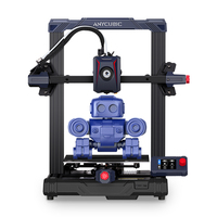 Untuk Printer 3D Kobra 2 Neo 5X Fast New 250x220x220mm dengan Leveling Otomatis Kecepatan Maksimum 250mm/s FDM PLA