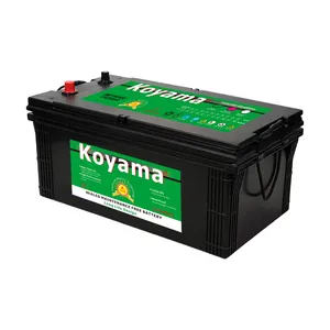 Batterie au plomb de haute qualité 12V 200Ah N200/MF190H52 Batteries de voiture de batterie de camion automatique