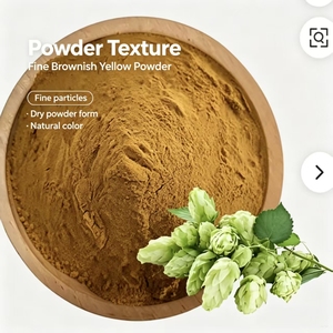 Poudre d'extrait de fleur de houblon en vrac certifiée casher et halal pour la brasserie - Product Image 1