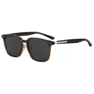 <b>Sunglasses</b> <b>Square</b> Frame Black PC Frame UV380 Protection Unisex Class 2 Sunshades - Product Image 4