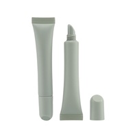 Emballage de gloss à lèvres vide personnalisé avec logo privé en PETG/PVC/PC, 10 ml, 15 ml, 20 ml, avec bouchon à vis, impression sérigraphique, cosmétique pour la peau