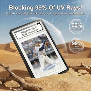 Popular Soporte de Exhibición para Tarjetas Deportivas con Protección UV, Marco de Aluminio y Cristal Templado - Product Image 3