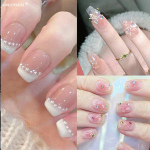 15 grilles Nail Art Décoration Rose Blanc Coeur <span class=keywords><strong>Papillon</strong></span> Arc Mixte Nail Décoration Noeud <span class=keywords><strong>Papillon</strong></span> Nail Art Charms - Product Image 5