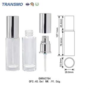 Botella Transparente para el Cuidado de la Piel, Envase de Lujo para el Cuidado de la Piel, Botella Blanca para Lociones, Botellas Blancas para el Cuidado de la Piel - Product Image 2