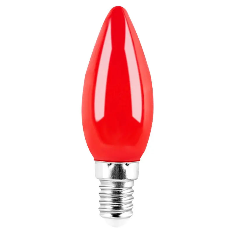 E27/E14ベースホームと神聖プラットフォームブッダキャンドルデコレーションAC電源を備えた省エネLED赤色電球ランプ