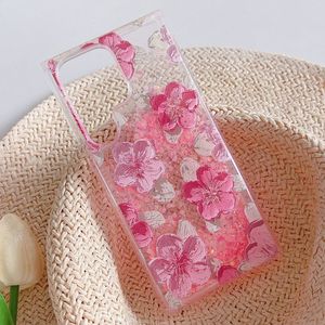 Funda Luminosa para Teléfono Móvil con Diseño de Flores en Pintura al Óleo y Efecto de Arena Movediza para Samsung S24 S23 Ultra S22 S21 Note20 A13 <span class=keywords><strong>A32</strong></span> A50 <span class=keywords><strong>A51</strong></span> - Product Image 4