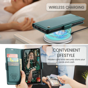 CaseMe Housse RFID pour tableau de bord <span class=keywords><strong>Samsung</strong></span> A15 A05s A25 A35 A55 5G Housse <span class=keywords><strong>Smart</strong></span> Money Pouch Porte-carte de crédit pour <span class=keywords><strong>Samsung</strong></span> A25 Case - Product Image 5