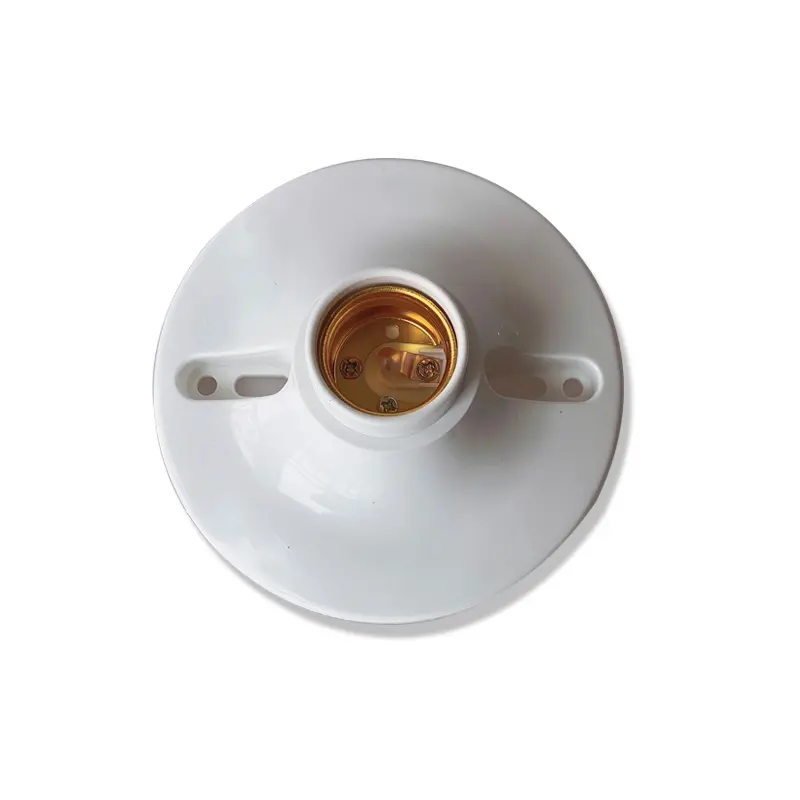 E27 Ceramic Lamp Holder Socket Screw Light Bulb Porcelain E27 Socket Lamp Holder