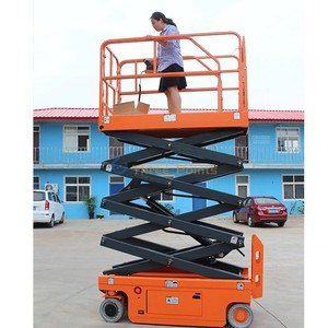 Plateforme de travail élévatrice à ciseaux électrique hydraulique automotrice TP-SL-01 d'usine, 3m, 4m, <span class=keywords><strong>6m</strong></span>, 8m, 10m, 12m, 14m, <span class=keywords><strong>hauteur</strong></span> maximale 20M - Product Image 1