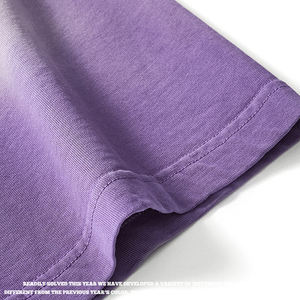 T-shirt personnalisé avec logo, tie-dye, 230 GSM, coton, épaules tombantes, vierge, épais, vente en gros, impression, broderie, unisexe - Product Image 4