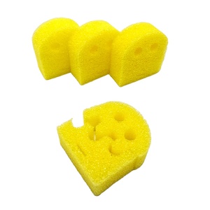 ฟองน้ำขัดผิวนุ่มอเนกประสงค์ปราศจากรอยขีดข่วนและทำความสะอาดได้อย่างล้ำลึกในน้ำอุ่นเนื้อแน่นในเครื่องล้างจานเย็น - Product Image 1