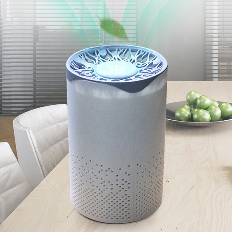 2020, умный портативный мини-фильтр с отрицательными ионами, настольный, комнатный, гермицидный, Hepa-фильтр, ионизатор света Uvc, домашний УФ-очиститель воздуха