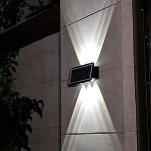 SMD5050 lampe <span class=keywords><strong>solaire</strong></span> LED moderne, éclairage domestique, applique murale d'extérieur étanche IP65, lampe de lavage murale, projecteur haut et bas, Luminaires Design - Product Image 5