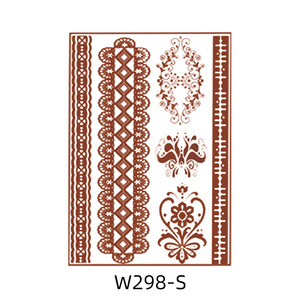 Tatuaje Temporal Adhesivo con Diseño Floral Rojo, Arte Corporal Impermeable para Fiestas y Moda - Product Image 5