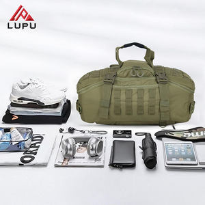 Sac de sport décontracté LUPU en polyester robuste avec fermeture éclair, imperméable, capacité 30-40L, pour voyages en plein air unisexe - Product Image 4