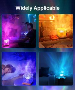 Proiettore Aurora Boreale con 16 Colori Cangianti, Lampada Cubo a Batteria per Illuminazione Notturna Ambientale in Camera da Letto e Soggiorno - Product Image 2