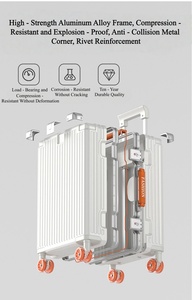 Gemulin cao cấp TSA khóa 4 bánh xe nhôm hành lý với cup chủ cho <span class=keywords><strong>eminent</strong></span> có thể tháo rời bánh xe cho vali với khoang - Product Image 6