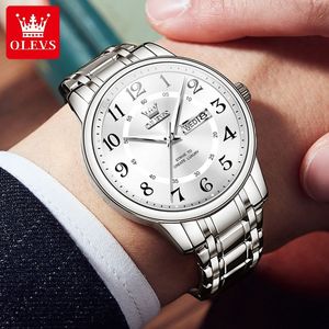 Reloj con Logotipo OEM 2891, Reloj Inteligente de Cuarzo de Lujo de Acero Inoxidable, Moderno, con Calendario, Clásico, Empresarial, Resistente al Agua para Hombre - Product Image 3
