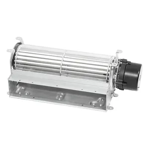 PRSK Ventilateur tangentiel de haute qualité 12V 24V DC 60mm en aluminium moteur sans balais petit ventilateur à flux croisé pour réfrigérateur