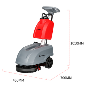 Nouvelle autolaveuse <span class=keywords><strong>portative</strong></span> à batterie 24V, autolaveuse à béton industrielle, <span class=keywords><strong>petite</strong></span> <span class=keywords><strong>balayeuse</strong></span> à main, 45,5Ah - Product Image 6