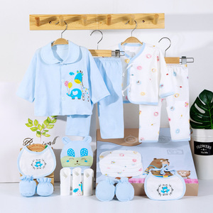 Conjunto de regalo para bebé recién nacido de algodón 100% al por mayor, monos de 18 piezas para bebés de 0 a 1 año para primavera - Product Image 2