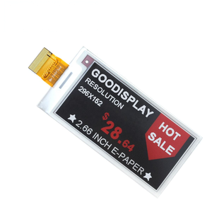 Pantalla de papel electrónico de 3 colores y 2,66 pulgadas Resolución de 152*296 Interfaz SPI de 24 pines Pantalla de tinta electrónica ultrafina - Product Image 3