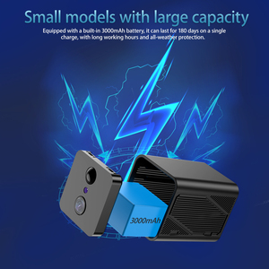 Caméra vidéo miniature sans fil WiFi intelligente pour la maison, 2MP Full HD, faible consommation d'énergie, batterie, WiFi 4G, caméra IP de sécurité réseau, caméra CCTV IP - Product Image 5