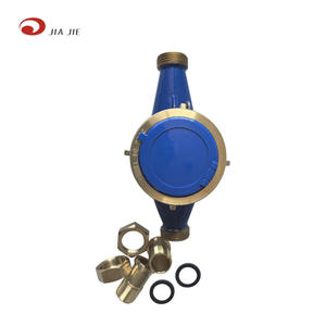 20 <span class=keywords><strong>mm</strong></span> 360 ° döndür kapak pirinç kapak dökme demir gövde pirinç konektörü kuru tip su sayacı - Product Image 3