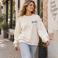 Sweat-shirt personnalisé pour femme, col rond en tricot gaufré, imprimé graphique, épaules tombantes, manches longues, style décontracté