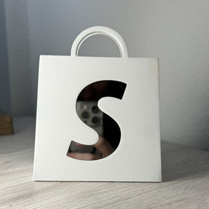 Premium Custom versione personalizzata S borsa figurina in lega di alluminio Shopify premi premi trofei medaglie e placche - Product Image 1