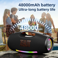 Altavoz Karaoke Zealot S89M de 250W, Portátil, con Batería de 48000mAh, Banco de Energía para Computadora y Teléfono, Altavoz Inalámbrico para Exteriores