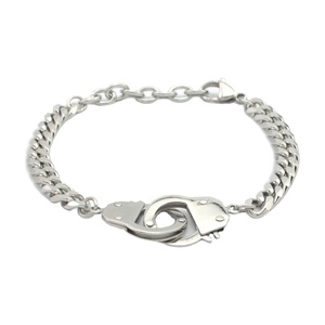 Personalizzare Logo <span class=keywords><strong>nome</strong></span> bracciale bracciale moda Design personalizzato Figaro catena bracciale in acciaio inox - Product Image 1