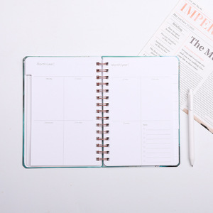 2025 2024 A5 Cuidado personal Lista de tareas personalizada Cuaderno Diario semanal Espiral Planificador mensual sin fecha - Product Image 5