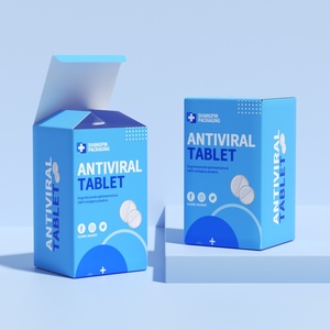 Benutzer definierte recycelte Pappe Magnet kartons Mattschwarzes Schwamm futter für Haarpflege pille Flüssige Medizin Schwamm produkte - Product Image 4