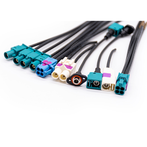 Câble HSD Fakra automobile pour GPS multifonction, GSM, TV, radio, câble coaxial, connecteur 4 broches, 1 m, <span class=keywords><strong>code</strong></span> E Z mâle femelle Lvds - Product Image 1