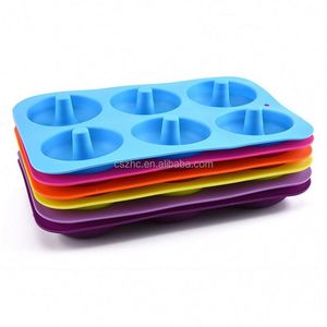 Moldes de Silicona Antiadherentes de Grado Alimenticio para Hornear Donuts - Product Image 3