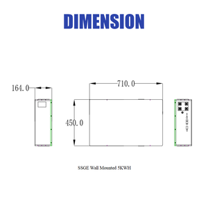 Space Saving 48V Wall-<b>Mounted</b> 5KWH Home Energy Storage Power Supply Sodium Ion With BMS 10000 Cycles for Home Appliances - Product Image 3