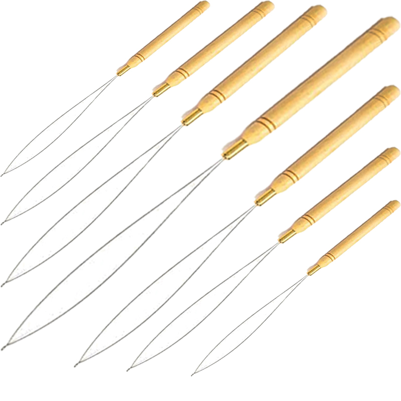 Hotsale Wooden Handle Hair Extensions Loop