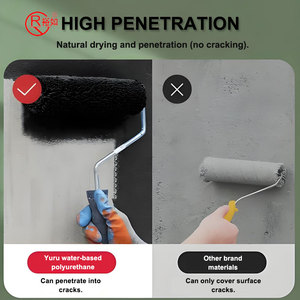 <span class=keywords><strong>YURU</strong></span> OEM & ODM Peinture de toit à base d'eau étanche Revêtement imperméable en polyuréthane Revêtement imperméable - Product Image 2