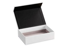 Boîte-cadeau rigide noire avec écran ICD Boîte-cadeau d'invitation de mariage vidéo d'écran LCD unique personnalisée